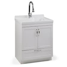 h laundry cabinet with pull out faucet