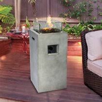 Gas fire pits for wooden decks. Safe For Use On Wooden Deck Fire Pits You Ll Love Wayfair Co Uk