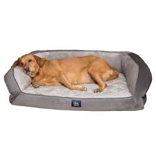 Just like our own beds, large breed dog beds tend to become less sanitary over time. Serta Quilted Couch Orthopedic Memory Foam Dog Bed Gray Extra Large Walmart Com Walmart Com