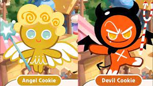 Angel And Devil Cookie April Fools Event - YouTube