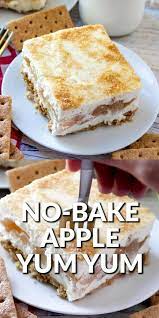 No Bake Apple Yum Yum Video Recipe Video Dessert Recipes Baked Apple Dessert Dessert Recipes Easy