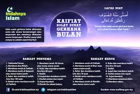 Kaifiat Solat Sunat Gerhana Bulan Indahnya Islam