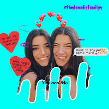 These Are The D Amelio Sisters Dixie D Amelio And Charli D Amelio Yes They Are Both In The Hype House Just Are Living Somewh In 2020 Fan Edits Body Skin Care Love Logo