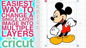 39 How To Create An Svg How To Change A Single Layer Image To Multiple Layers In Cricut Design Space Youtube Cricut Design Cricut Diy Cricut