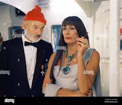 THE LIFE AQUATIC WITH STEVE ZISSOU 2004 Buena Vista Pictures film with  Anjelica Huston and Bill Murray Stock Photo - Alamy