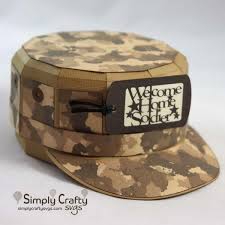 Military Fatigue Hat 3d Svg Military Hat Box Svg Files For Cricut
