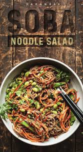 A Healthy Japanese Vegetarian Dinner And Lunch Recipe That Is Quick And Easy To Make Made Of Edamame Carrot Vegetarian Recipes Soba Noodles Vegetarian Dinner