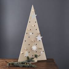 Christmas Tree Pegboard Made From Birch Plywood It Comes With A Selection Of Wooden Christmas Tree Decorations Cardboard Christmas Tree Christmas Decorations