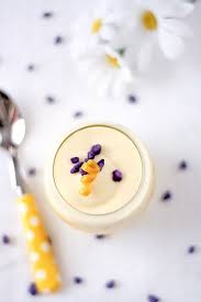 Meyer Lemon Curd And Chamomille Vanilla Mousse Verrine Recipe By Tartelette Gluten Free Lemon Curd Edible Flowers Recipes Curd