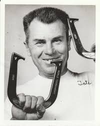 Three players of the past. Milton Tate, 4-time Illinois State Champion and  1 state title in Utah. Burl Taylor, Indiana pitcher, chatting with Elmer  Hohl and Ted Allen. Lorraine Thomas of New