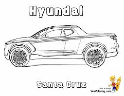 New Pickup Truck Coloring Page Hyundai Santa Cruz Tell Other Kids You Found Yescoloring Http Www Yescoloring Com Truck Coloring Pictures Html