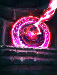 Artstation Red Portal For Hearthstone Josh Harris Portal Art Magic Art Magic Portal