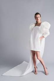 Beaded crysta bling bling big poofy appolo fashion strapless ball gown wedding dresses tulle beaded bridal. Puffy Sleeve Wedding Dresses Are Back Elizabeth Grace Couture