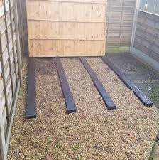 From smaller plastic storage boxes for small gardens to larger, full sheds, theres something to suit every size of garden right here on ebay. Shed Base Work Eco Friendly No Need To Cover Your Garden In Concrete