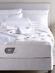 The w hotels pillow top bed 13 pocket coil mattress and box spring set are made in all the popular sizes, and are designed to help provide both support and comfort to hotel quests. Amazon Com W Hotels Pillow Top Bed 13 Pocket Coil Mattress With Reinforced Edge Support Mattress And Box Spring Set Standard Box Spring Height 9 King Furniture Decor