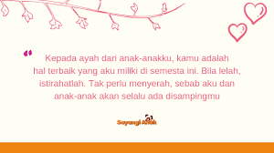 Jika suami melakukan kesalahan, itu adalah hal yang wajar. Kata Hati Seorang Istri Untuk Suami Sayangianak