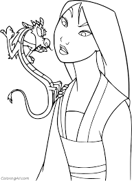 This mulan coloring pages mushu for individual and noncommercial use only, the copyright belongs to their respective creatures or owners. Mushu Talking To Mulan Coloring Page Coloringall