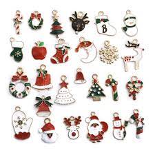 Check spelling or type a new query. 26pcs Mixed Christmas Charms Enamel Pendants Ornaments Xmas Tree Decoration For Bracelet Earrings Necklace Diy Jewelry Findings Charms Aliexpress