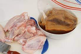 They will be perfectly done after 15 minutes or so of pan frying under the lid, the extra time will tenderize and soften them further. Easy Tasty Brine For Chicken Wings A Food Lover S Kitchen