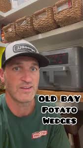 Old Bay Potato Wedges in the Air Fryer @oldbay_seasoning @crux.kitchen  #hellofresh #potatowedgeshomemade #oldbayseasoning #cruxgg  #frenchfriesrecipe #cookingathometiktok #airfryerrecipe