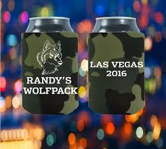 Randy S Wolf Pack Bachelor Party Can Koozies Coozies Coolies You Name It Perfect For Weddings Bachelor Parti Wedding Dash Bachelorette Party Bachelor Party