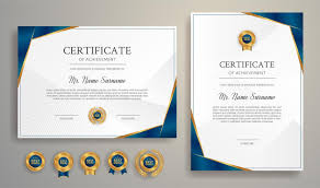Blue Certificate Of Appreciation In 2020 Certificate Design Template Certificate Of Appreciation Certificate Templates