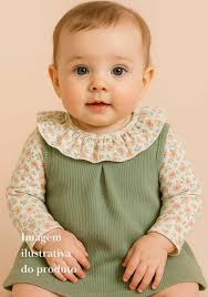 Conjunto bebê algodão egípcio