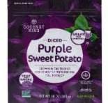 Coconut King Frozen Diced Purple Sweet Potato, 10 oz