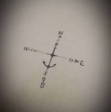 Since watercolor tattoos were just introduced a few years ago, this design is considered young and trendy at this point in time. No Matter Where You Go Stay Grounded Compass Anchor Compass Tattoo Simple Compass Tattoo Tattoos