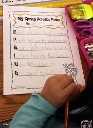 Spring Acrostic Poems To Beautify Your Classroom