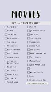 What better movie to watch with your boyfriend if not something that shows the power of love but also has a few horror scenes enough for you to. 52 Movie To Watch List Ideas Movie To Watch List Movies To Watch Movie List