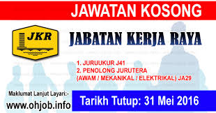 Jawatan kosong yang disenaraikan di atas ini, adalah semasa iklan jawatan kosong jabatan kerja raya ini dipublish. Jawatan Kosong Jabatan Kerja Raya Brunei Jawkosc