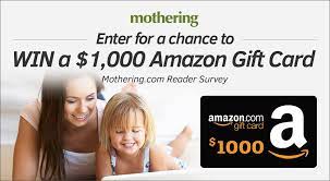 The secret to survey junkie is that they offer members lots of opportunities to complete surveys and earn free gift cards. Enter To Win A 1000 Amazon Gift Card By Taking Our Quick Reader Survey Mothering Forum