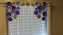 Cortina con flores y luces (Samanthaspartyrental 8328371170 ...