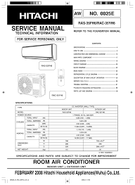 Smoke detector testing & certification. Service Manual Hitachi Air Conditioning Manualzz