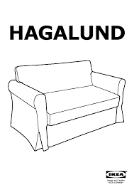 73, mentre le misure del divano aperto in modalità letto sono di: Hagalund Divano Letto A 2 Posti Blekinge Bianco Ikeapedia