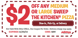 Maybe you would like to learn more about one of these? Johnny S Pizza Coupons All Products Are Discounted Cheaper Than Retail Price Free Delivery Returns Off 70