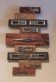 Vintage Chevrolet Car Emblem Wall Art Car Part Furniture Car Parts Decor Automotive Decor