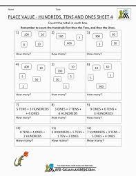 Tens and ones worksheet : Thousands Hundreds Tens Ones Place Value Worksheet Grade Math Worksheets 2nd Year Free My Place Value Worksheets Year 6 Free Worksheet Primary School Tutor Fourth Grade Spelling Words Math Work Games Chemistry
