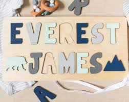 The editors of publications international, ltd. Wooden Name Puzzle Etsy