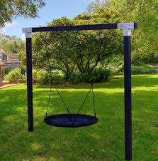 Einfach lassen sie sich an einem schaukelgerüst oder geeigneten baum im eigenen garten befestigen. Cubic Holzschaukel Als Doppelschaukel Mit Nestschaukel 9x9 Schaukel Garten Nestschaukel Schaukel Holz Garten