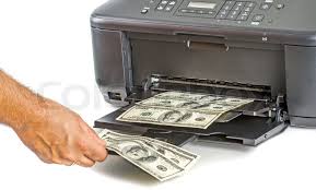 Das ergebnis können sie dann übrigens sofort mit freunden teilen, speichern oder ausdrucken. Drucker Drucken Gefalschte Dollarnoten Stock Bild Colourbox