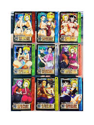 9pcs set Dragon Ball Z Beauty CP Bulma Android 18 Refraction Sexy Girls  Hobby Collectibles Game Anime Collection Cards 