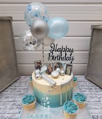 Black And Gold Balloon Cake Topper Balloon Cake Topper Confetti 5 Mini Bunting Banner Etsy In 2020 Balloon Cake Cake Toppers Mini Garland