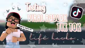 #roblox | 94.4b people have watched this. Testing Viral Roblox Tiktok Hacks ï¾Ÿ Youtube