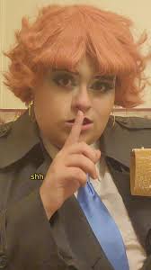 I'm the Crimson Paw, shh (Mr. wolf duets??) #humanverison #dianefoxington  #Diane #thebadguys #movie #fypシ #peacock #cosplay #moewolf #furry #fyyy  #thebadguyscosplay