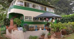 14 Of The Coolest And Quirkiest Mobile Homes You Can Rent On Airbnb Old School Bus Bus House Bus Living
