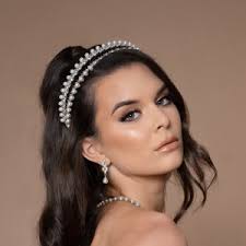 TATIANA Tiara Elegante, Tiara Corona de Boda, Tiara Swarovski, Tiara  Corona, Accesorios de Boda, Tiaras de Dama de Honor, Tocado de Niña de  Flores