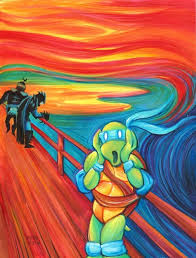 This Is A Good One A Hand Out Of An Outline Of The Scream And Ask Students To Create Their Own Crossing Over To Pop Art Th Art Parody Appropriation Art