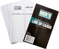 Rawlings bats are designed with the elite athlete in mind. Dick S Sporting Goods Baseball Softball Line Up Cards Dick S Sporting Goods